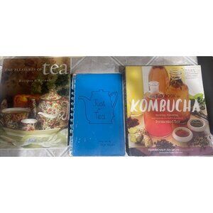 Kombucha: Brewing, Flavoring Tea & Pleasures of Tea + Just for Tea (3) books